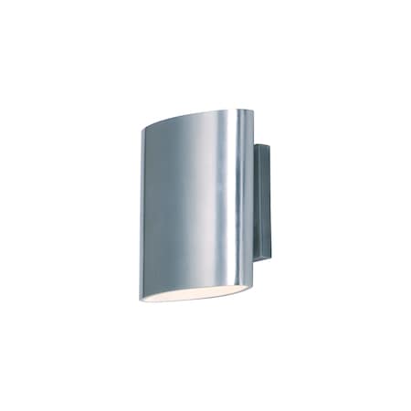 Maxim Lighting Lightray LED 2-Light 6.75" Wide Brushed Aluminum Outdoor Wall Sconce 86152AL